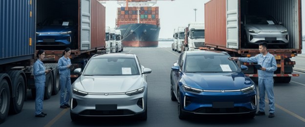 Step-by-step process of importing Chinese electric cars with inspection and shipping