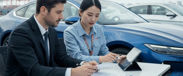 Safe and secure international car purchase with inspection and documentation